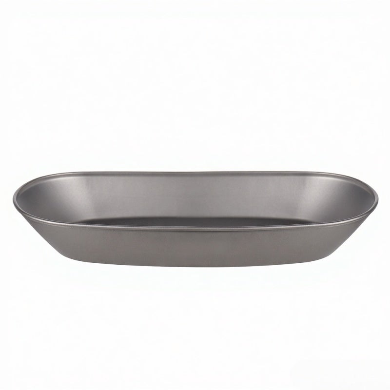Titanium Serving Platter: 1.3" High Sides Lightweight Corrosion-Resistant BBQ Plate - Taste-Free Baking Plate for Outdoor BBQ Home Kitchen Food Serving - Image 5