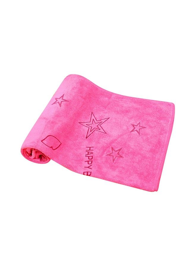 The Little Lookers منشفة للمولود؛ طفل؛ أطفال؛ مجموعة منشفة استحمام فائقة النعومة للرضع؛ ملحقات الاستحمام… (وردي داكن كبير (60X105 سم)) - Image 5