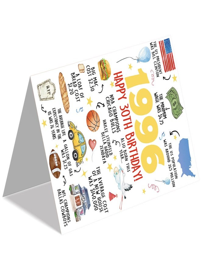 Beixian Funny 30th Birthday Card, Happy 30th Birthday Gifts Ideas for Women Men, Unique 30 Year Old Birthday Decorations for Him Her - Image 3