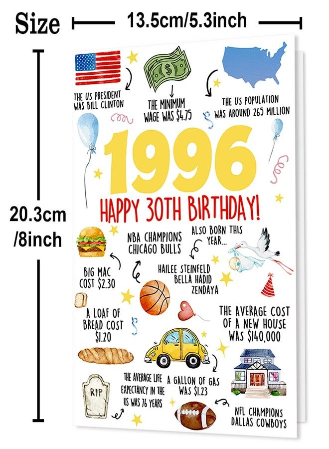 Beixian Funny 30th Birthday Card, Happy 30th Birthday Gifts Ideas for Women Men, Unique 30 Year Old Birthday Decorations for Him Her - Image 2