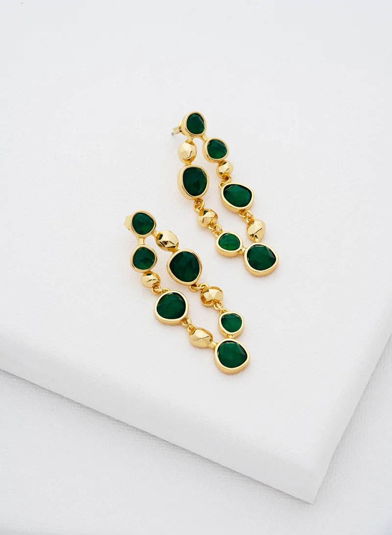 Ted Baker Pebble Stone Statement Stud Earrings