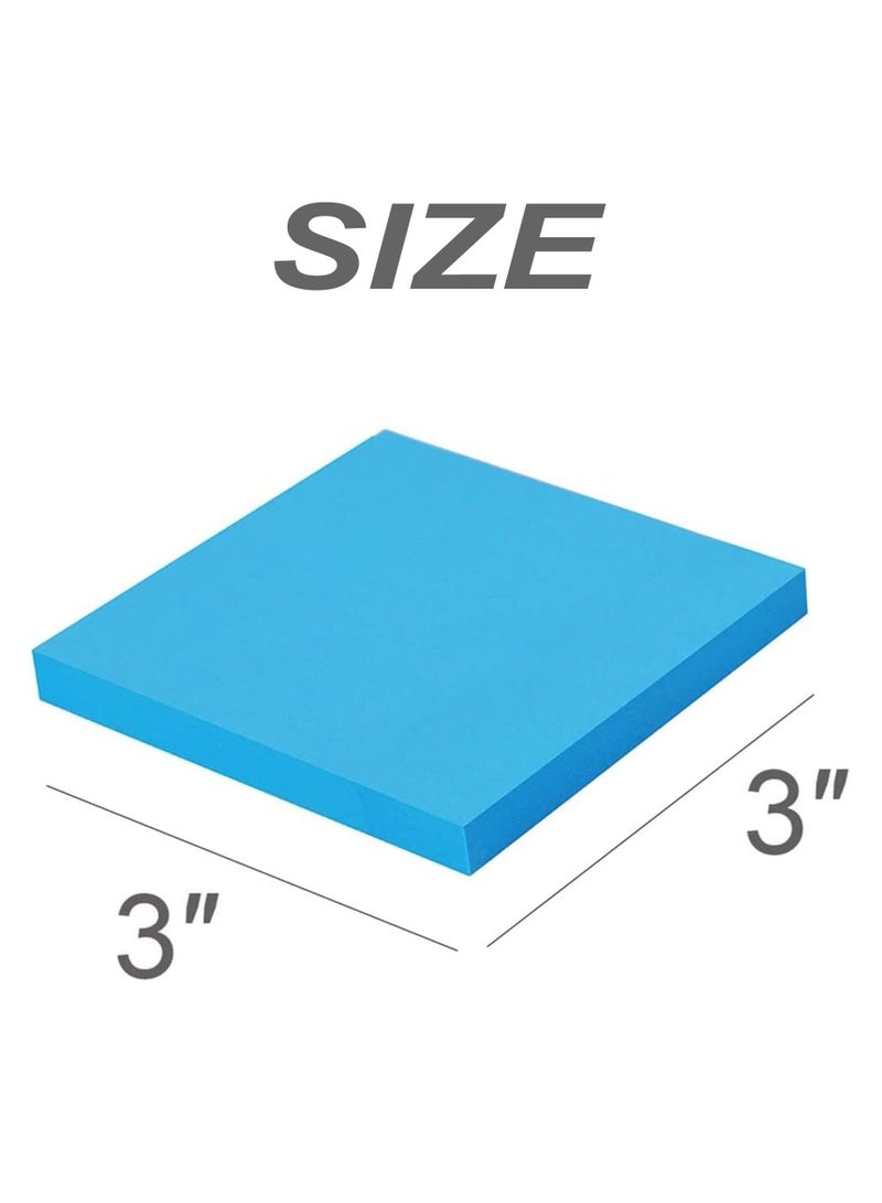 هاهاهاي 12 حزمة ملاحظات لاصقة 3 * 3 بوصة ، علامات تبويب الكتب ، منصات ذاتية العصا ملونة ، سهلة النشر للمنزل ، اللوازم المدرسية والمنتجات المكتبية (12 لونا) - Image 5