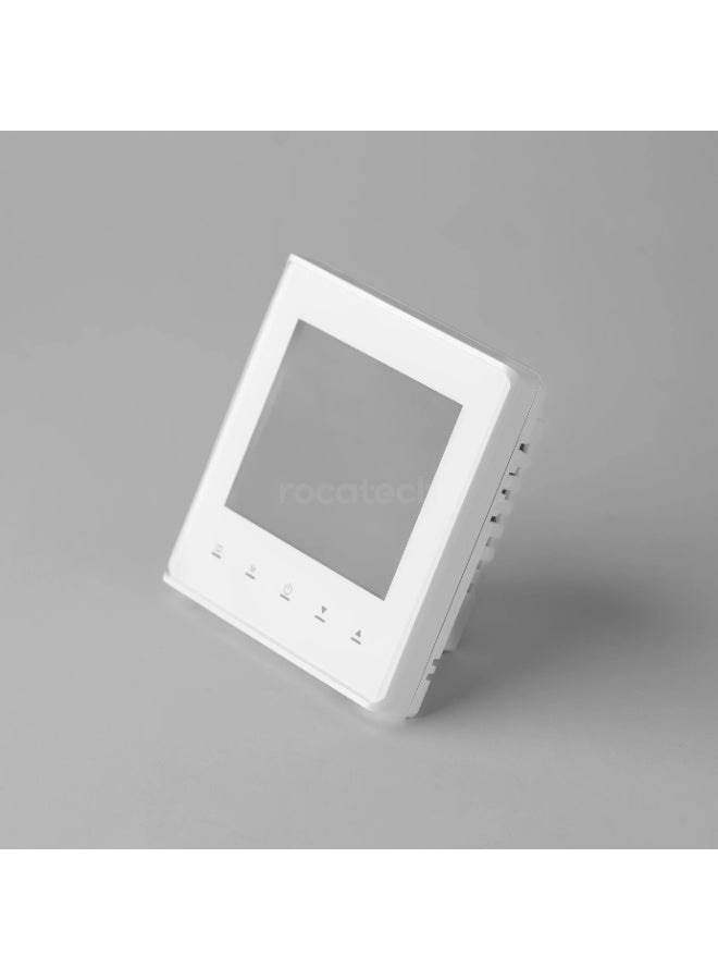 MOES Zigbee AC Thermostat & Temperature Controller – 220V (White) | Smart HVAC Control, Tuya/Smart Life App, Tempered Glass Display, Weekly Programmable - Image 2