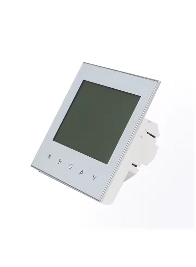 MOES Zigbee AC Thermostat & Temperature Controller – 220V (White) | Smart HVAC Control, Tuya/Smart Life App, Tempered Glass Display, Weekly Programmable - Image 1