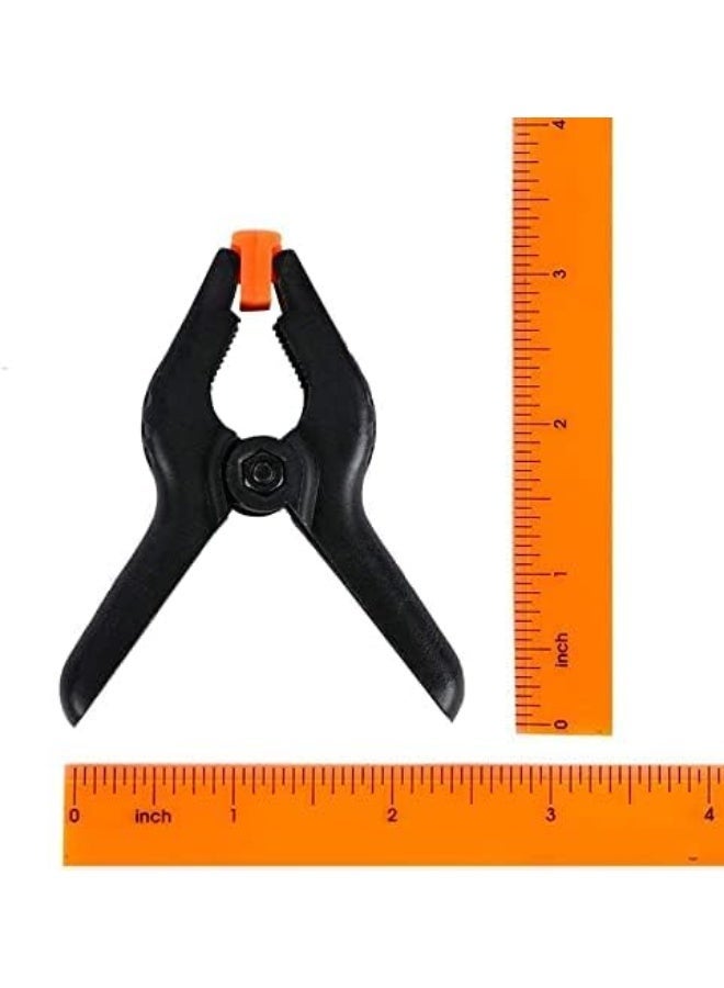 Spring Clip, 10 Packs of 3.5 inch Professional Plastic Small Spring Clamps, Heavy Duty for Crafts or Plastic Clips and Backdrop Clips Clamps for Backdrop Stand, Photography, Home Improvement - Image 2