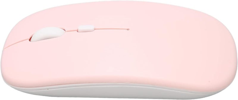 Kufoo Modern Wireless Keyboard Mouse Combo, Ergonomic Slim and Compact Wireless Keyboard with Numeric Pad for Laptop Computer PC Ompatible with and Blue (Pink) - Image 5