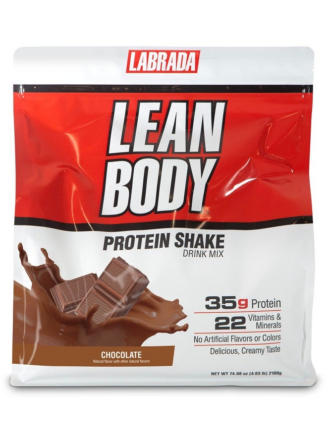 LABRADA Lean Body All-In-One Chocolate Protein Shake. 35G Protein, Whey Blend, 7G Healthy Fats & Fiber, 22 Vitamins And Minerals, No Artificial Colors, Gluten Free, (4.6Lb) Packaging May Vary - Image 1