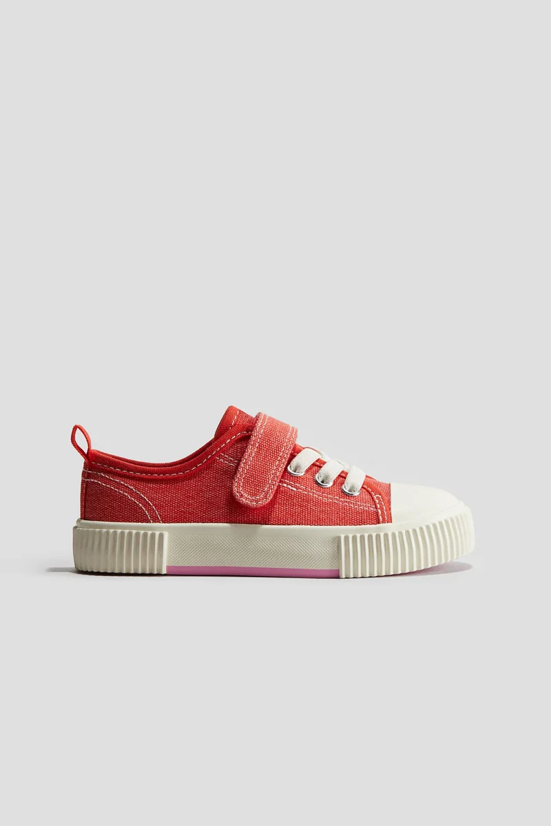 H&M Cotton canvas trainers