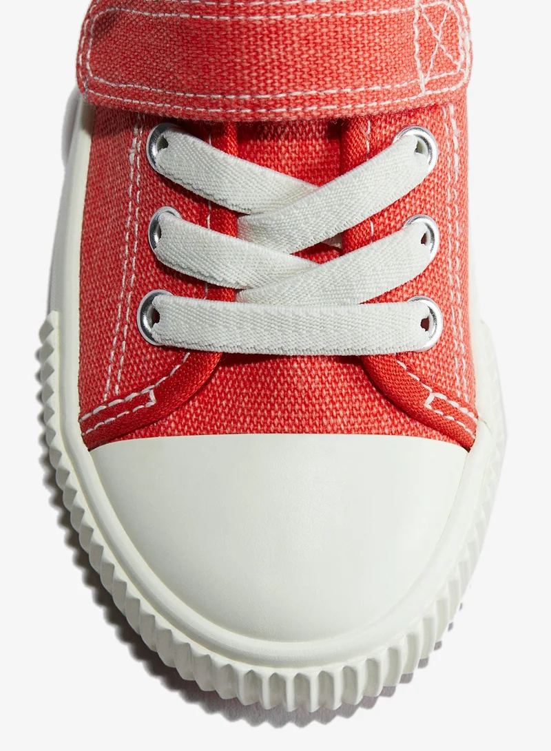 H&M Cotton canvas trainers