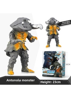 Ultraman Toy Doll Full Series Large Super Large Ultraman Telo Transfiguration Figure Suit Soft Glue Monster-Color:Soft Glue Monster Anthony★Height 23cm (with Sound Effect)