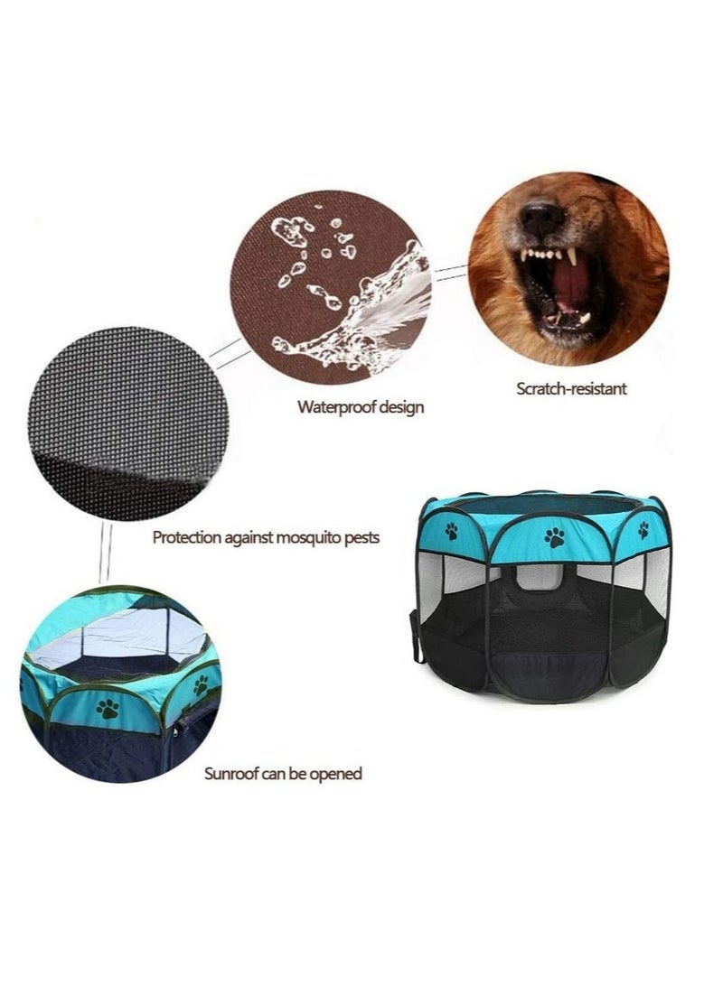 RollsTimi  Foldable Pet Playpen Tent With Shade - Image 2