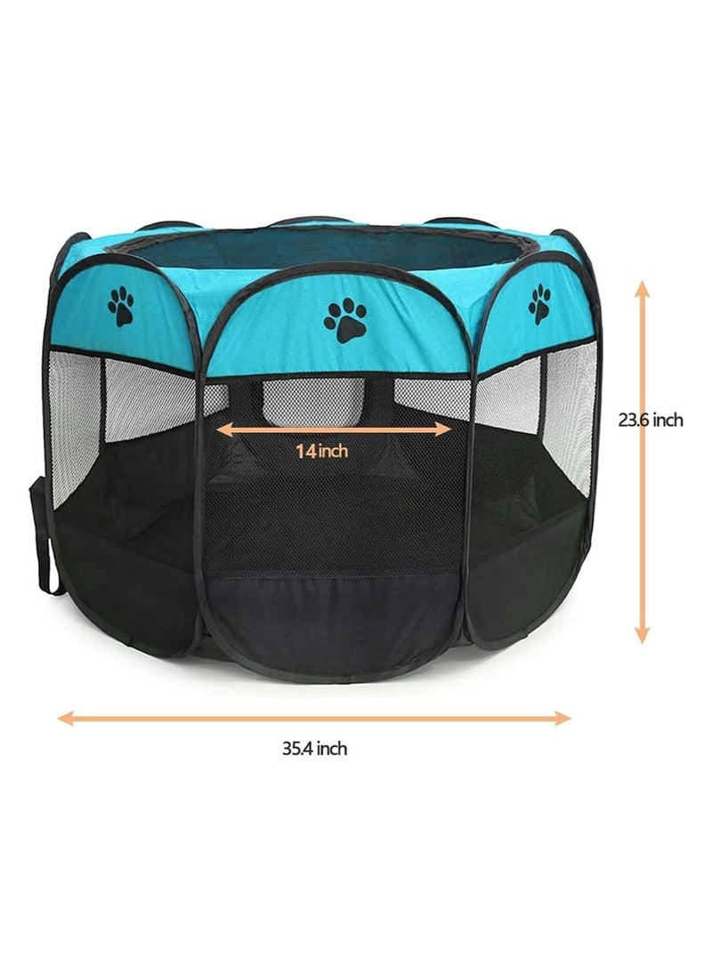 RollsTimi  Foldable Pet Playpen Tent With Shade - Image 4