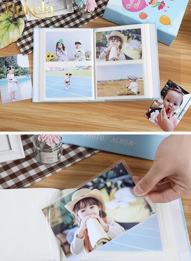 Bukela 200 Pockets Stamping Photo Album for 6 Inches Photos Portable Photo Album for Family Wedding Boys Girls - Image 3