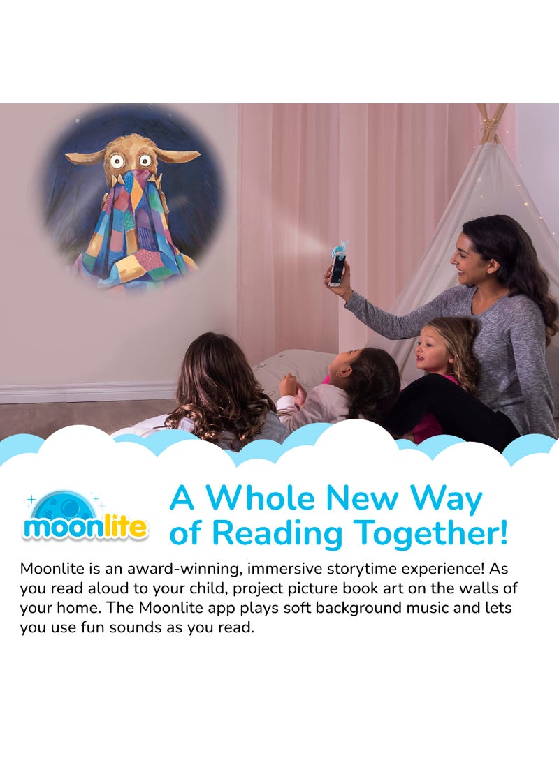 Moonlite Moonlite Storytime Llama Llama Red Pajama Storybook Reel, A Magical Way to Read Together, Digital Story for Projector, Fun Sound Effects, Toddler Early Learning Gift for Kids Ages 12 Months and Up  - Image 3
