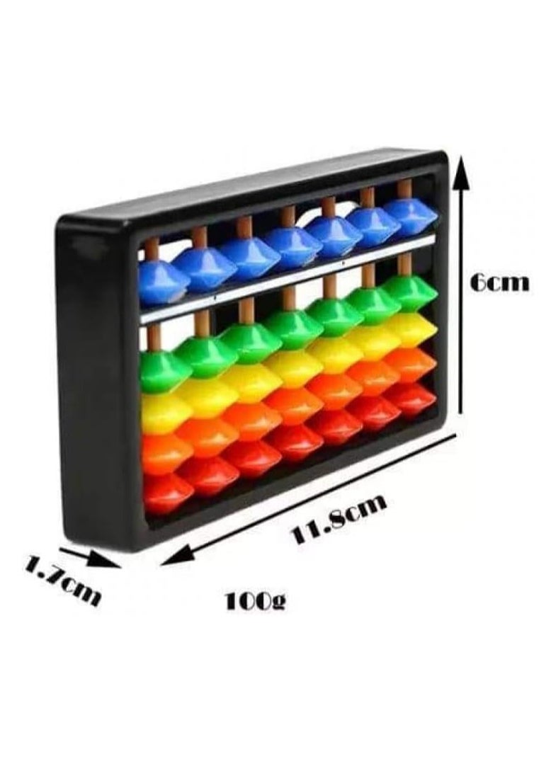 Generic - Yossi Elite Mathematical Abacus, Multicolor, 7 Poles - Image 1