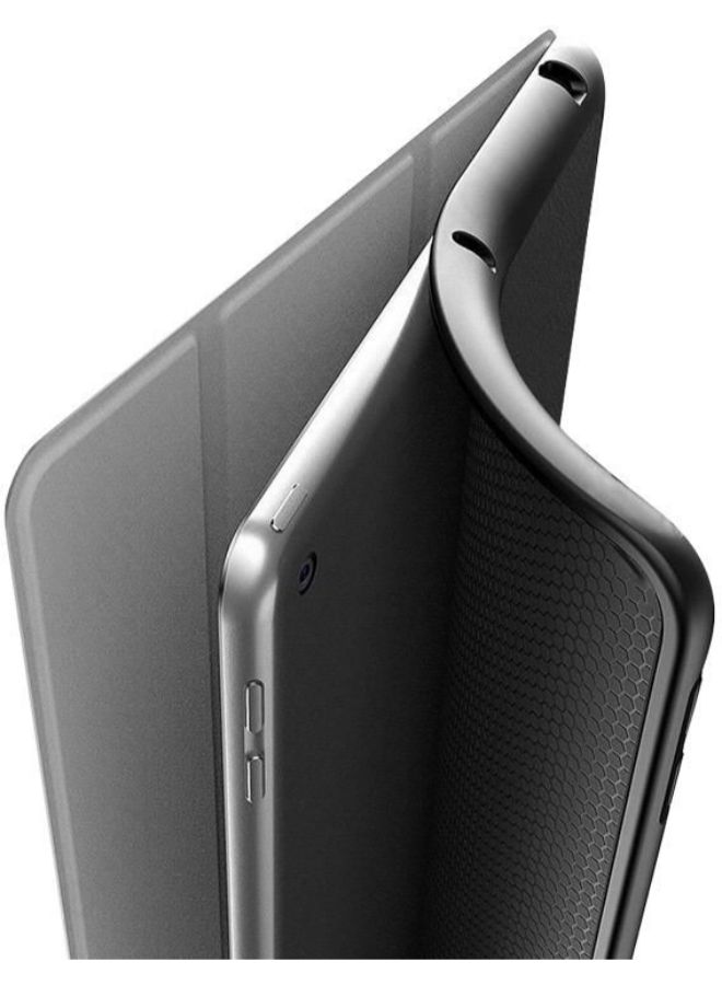 DUSALA Tablet Case With Pen Holder For Apple iPad 10.2 Black - Image 3