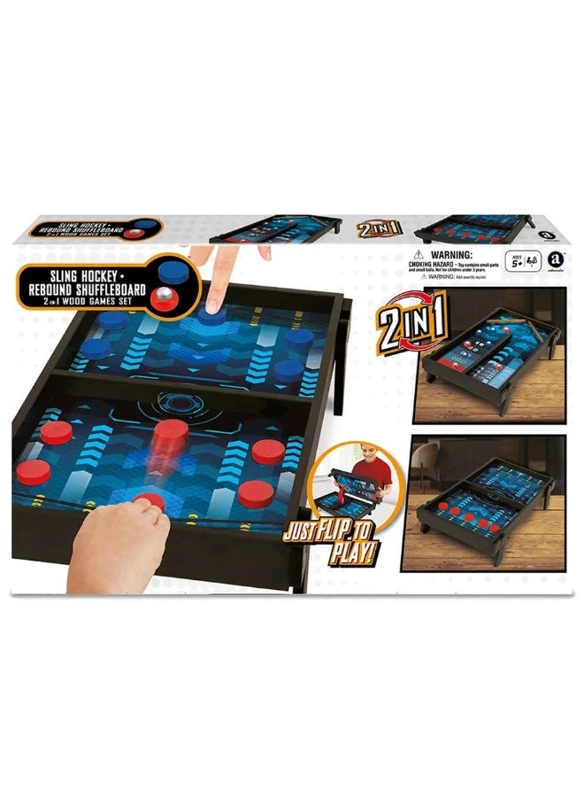 Ambassador 2-in-1 Sling Hockey & Rebound shuffleboard (MA2301) - Image 1