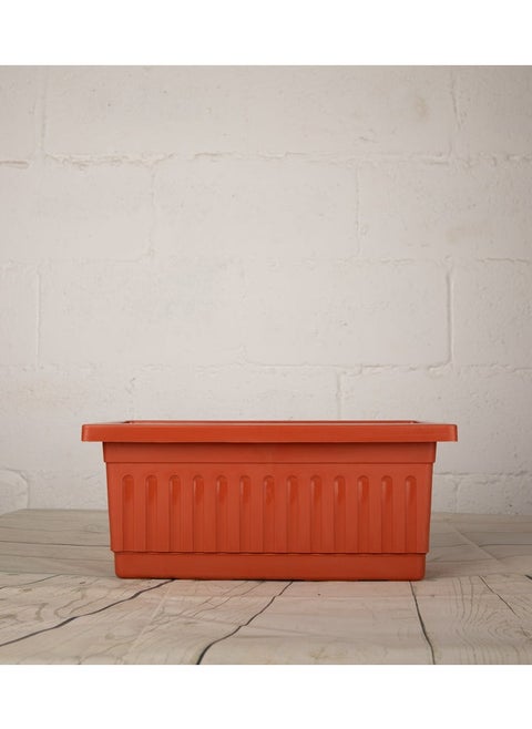 Makka wide plastic planter40cm