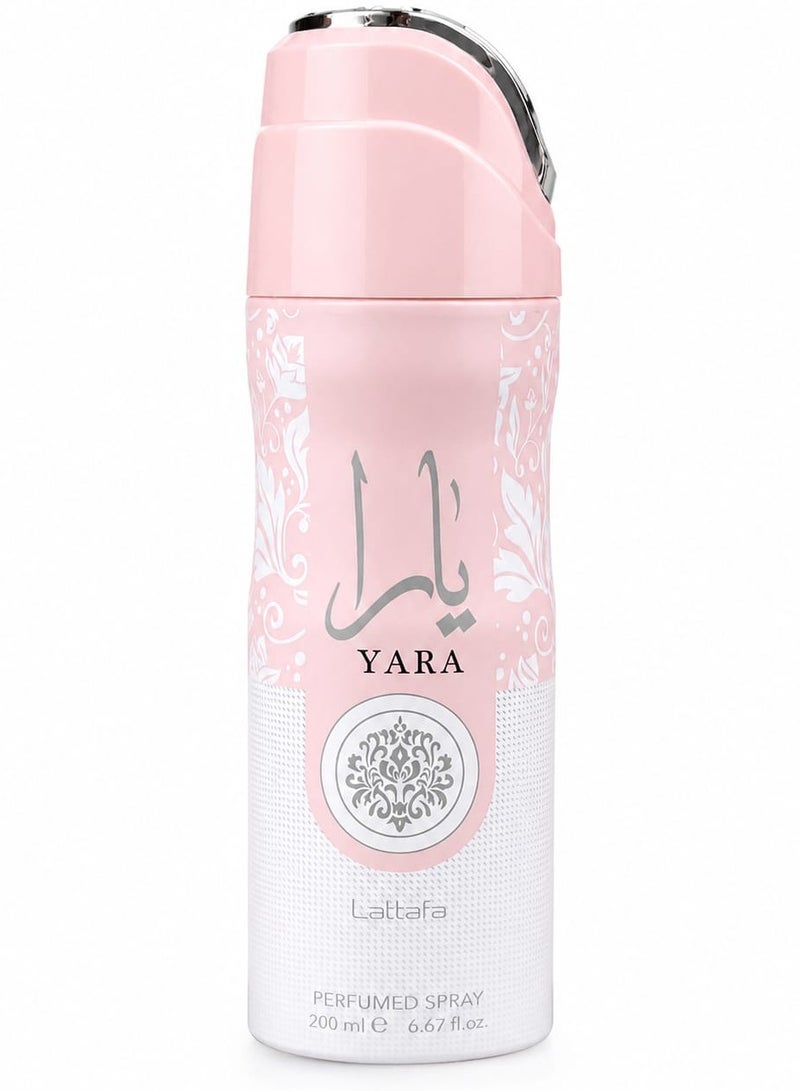Yara Perfumed Spray For Women 200ml