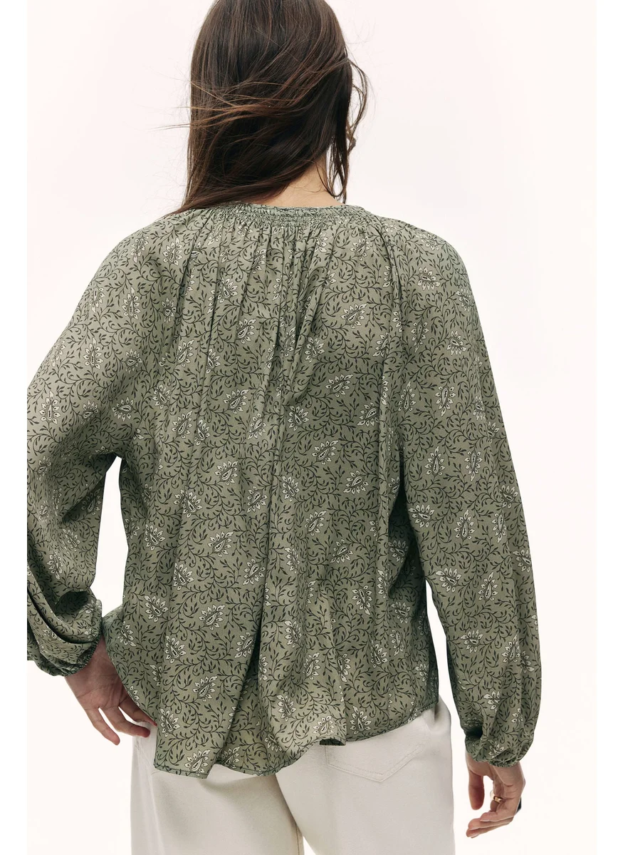 H&M Oversized Crêpe Blouse