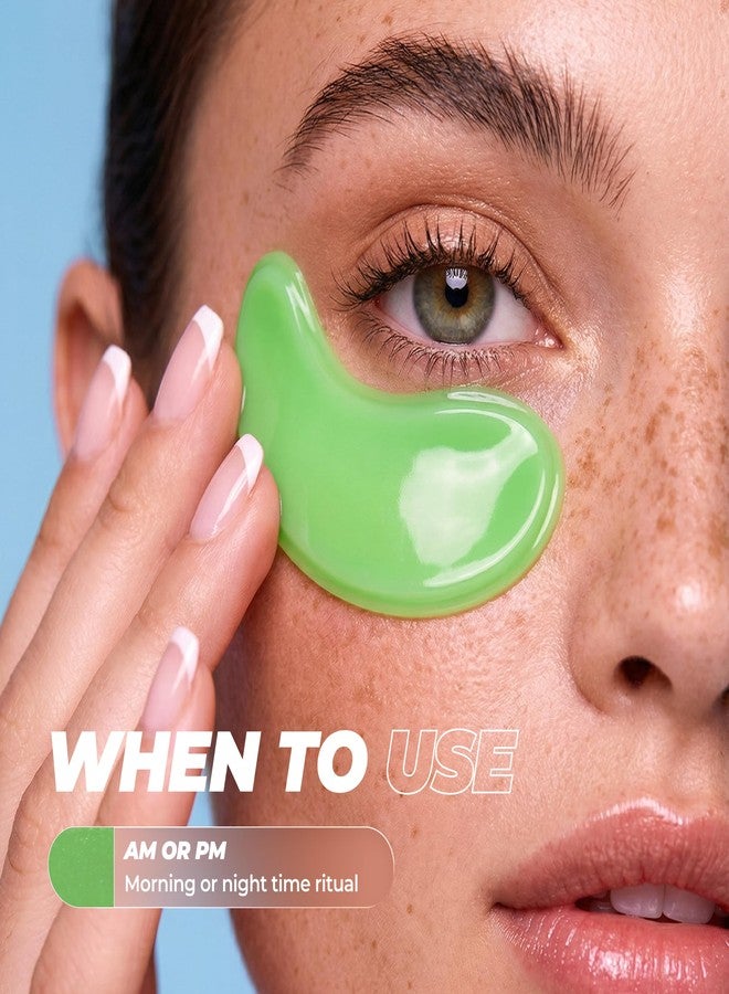 Vitamasques Caffeine Hydrogel Eye Patches for Puffy Eyes and Dark Circles, 5-Day Hydration Complex Under Eye Mask, 3 Pack Gel Eye Patches Korean Skincare Set for Puffiness - Image 2