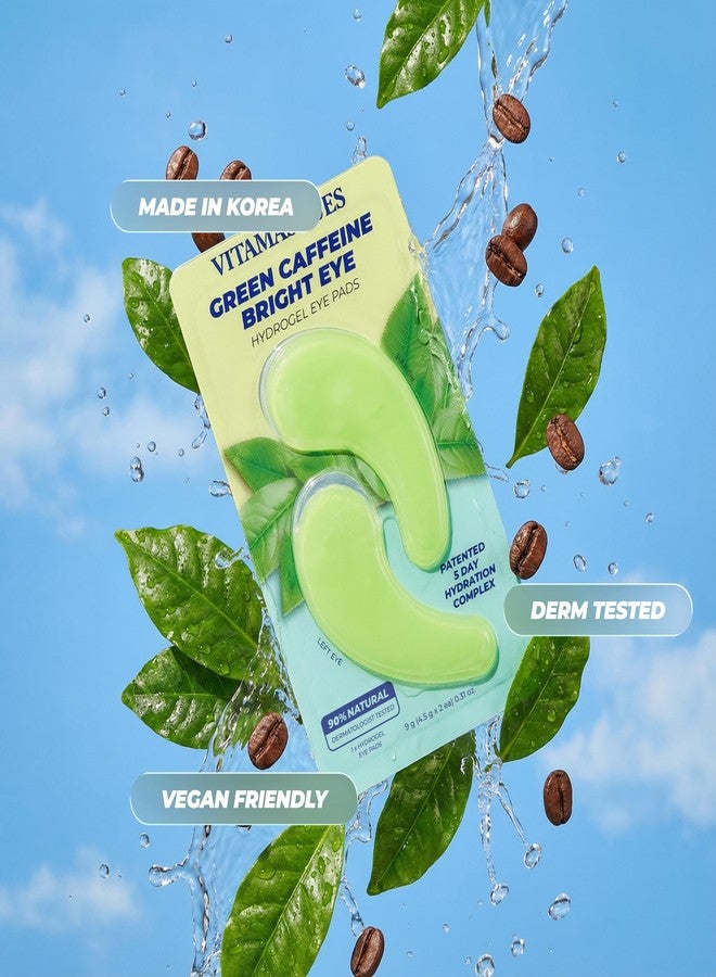Vitamasques Caffeine Hydrogel Eye Patches for Puffy Eyes and Dark Circles, 5-Day Hydration Complex Under Eye Mask, 3 Pack Gel Eye Patches Korean Skincare Set for Puffiness - Image 4