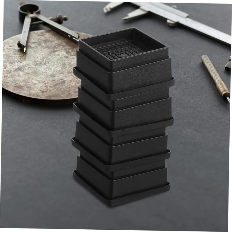 4pcs Stackable Bed Risers for Height Adjustment Non- Furniture Lifters for Tables and Chairs Rubber Design for Secure Support - Image 4