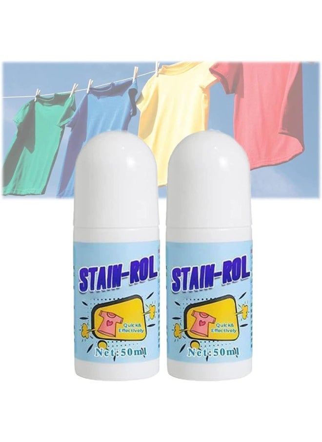klarako - Kolarmo Clothes Stain Remover Roll Bead Design Ideal for Emergency Stain Removal, Portable No-wash Instant Stain Remover Pen- Decontamination Without Trace Does Not Damage Clothes (3 Pcs) - Image 1