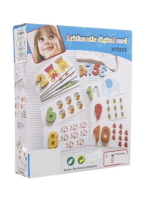 Arithmetic Digital Card Pairing Number and Animal Puzzle Digital Wooden Blocks