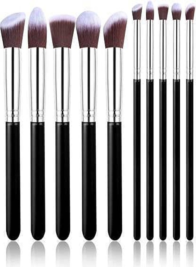 DATNASAYAD Cosmetics Brush Set For Face Makeup Brushes Kit, Pack Of 10 - Image 1