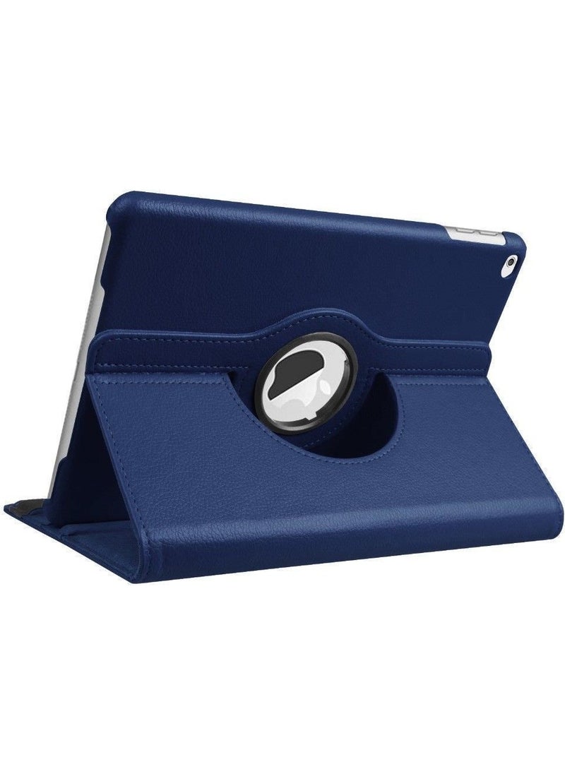 Techmaster Apple iPad Air Case Rotatable 360 ​​Degree Adjustable Case - Navy Blue 