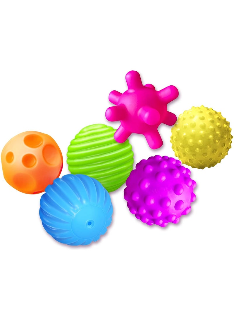 Baby Sensory Ball ,Textured Multi Ball Set Massage Balls Squeezy and Bouncy Fidget Toys,Sensory Toys for Babies 6-12 Months,Montessori Toys for Toddlers Kids(12pcs)  - Image 1