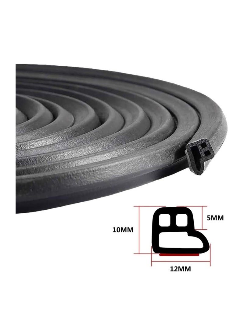 RATSAW Car Weather Stripping Car Door Seal Strip Auto Door Soundproofing Weatherstrip for L Shape Universal Self Adhesive Rubber Draft Seal Strip for Car Door Tailgate  - Image 5