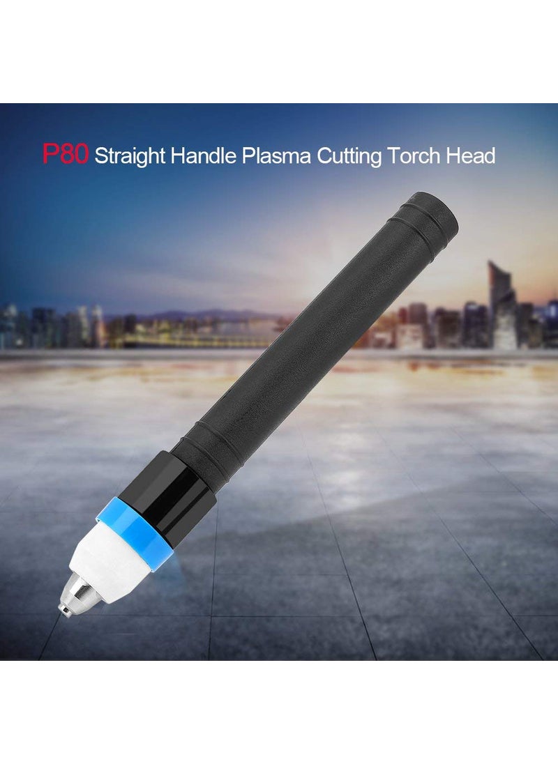 NG WELD P80 Plasma Cutting Machine Straight Handle Torch Head BodyBlack  - Image 2