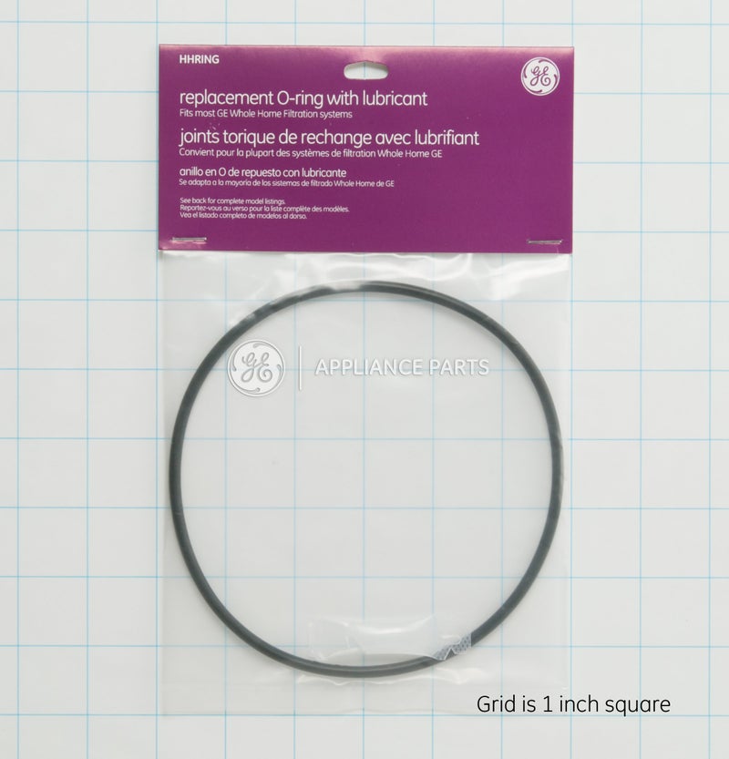 GE Replacement O-Ring for at-Home Water Filtration System | Prevents Liquid from Leaking from Sink & Water Filter System | Includes (1) Ring and (1) Tube of Silicone Lubricant | Black - Image 3