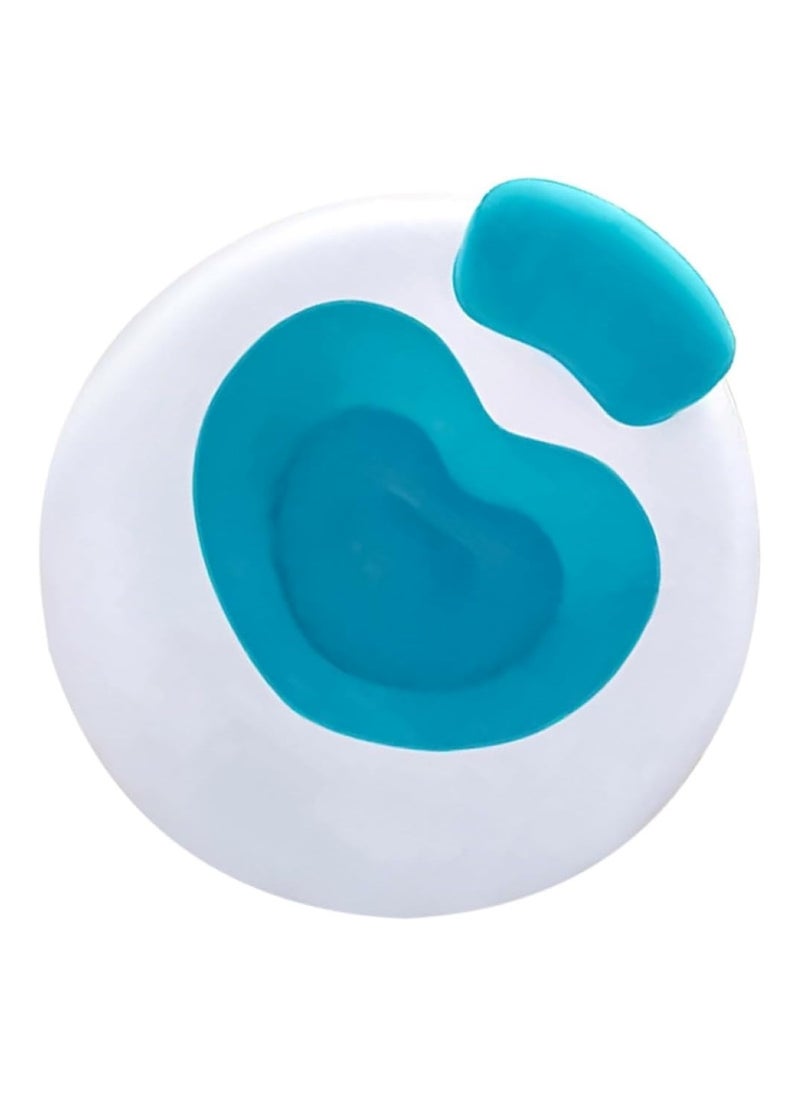 Huitich - Inflatable Lounge Chair with Backrest Blue - Image 1