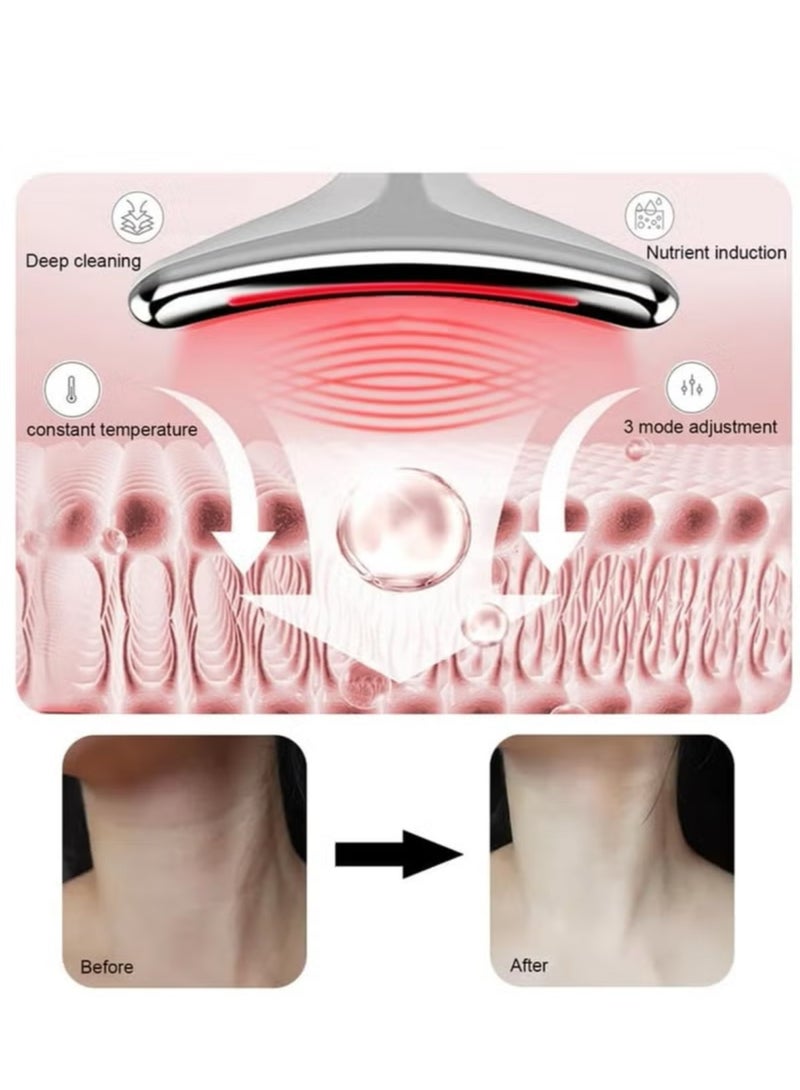 Face and Neck Massager Device Firming Anti-Aging Wrinkle and Double Chin Remover Lifting and Tightening Beauty Tool - Image 2