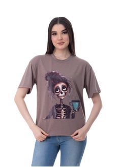 Women's short-sleeved printed T-shirt