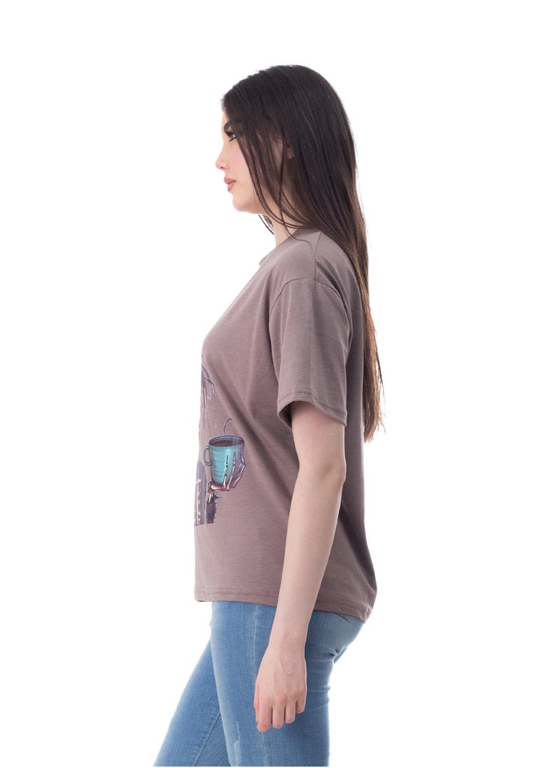 BEBO - Women's short-sleeved printed T-shirt - Image 1