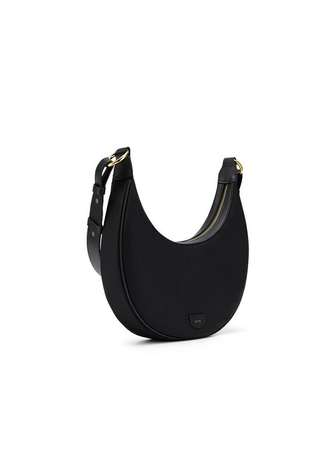 جي دبليو بي حقيبة كارلي سادل للنساء من JW PEI - سوداء - متوسطة الحجم - Image 3