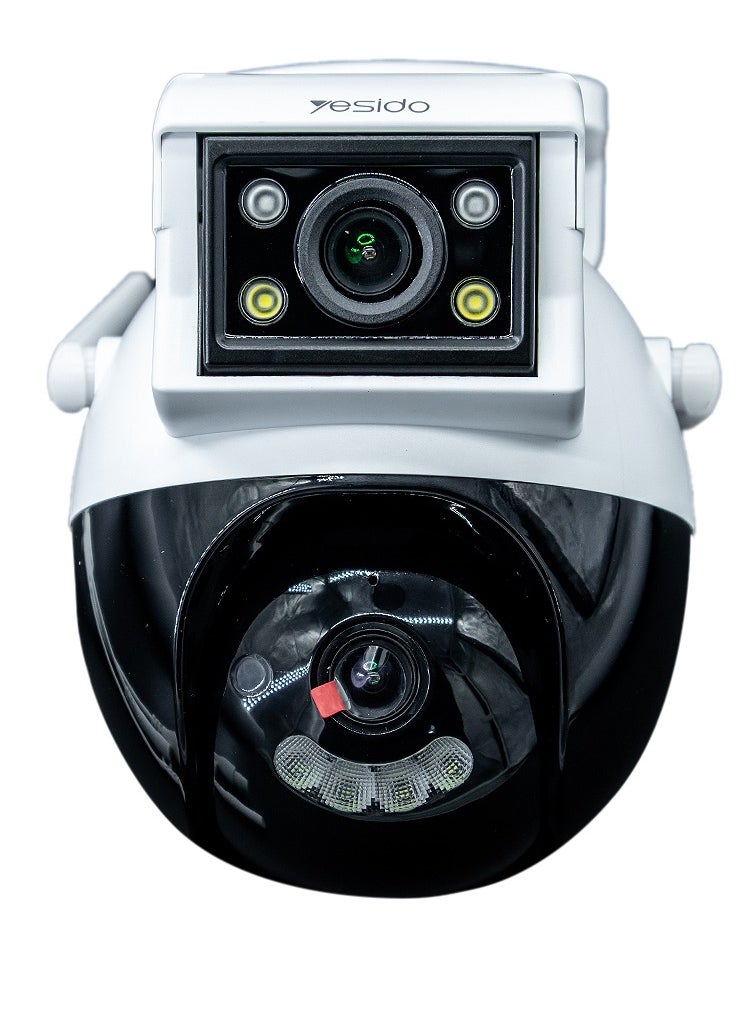 Yesido Dual Camera | Smart Outdoor HD Camera With Night Vision | 4 Mega Pixels | 1920x1080 Resolation  - Image 1