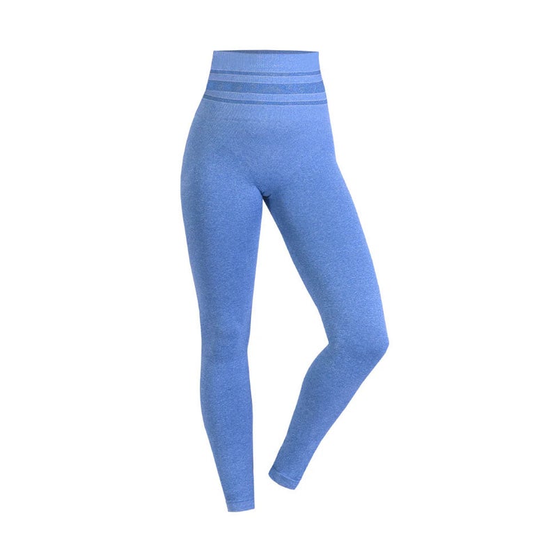 Sankom patented full-length sports pants in light blue. - Image 2