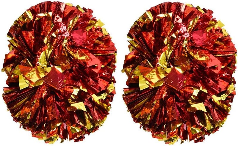 comfrt Cheerleading Pom, 1 Pair Cheerleader Aerobics Pom Poms Pompoms for Dance Party School Sports Competition - Image 5