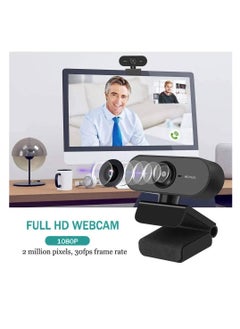 NAMA A03 Full HD Webcam 1080p /30fps – 2MP , Built-in Dual Microphone | Black  - Image 4