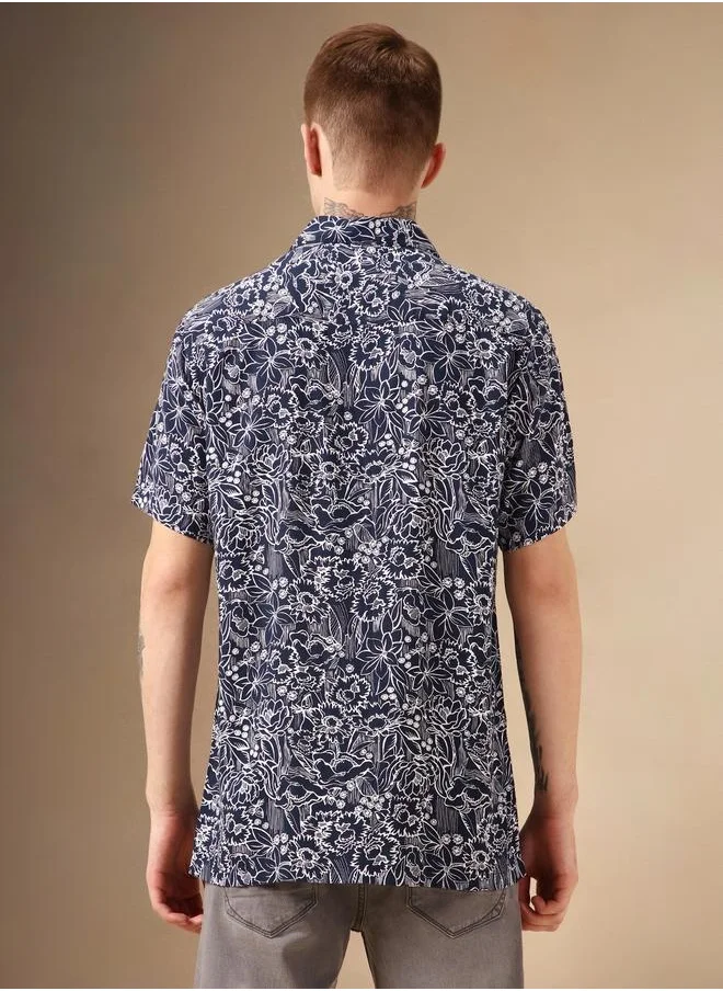 دينيس لينغو Multi Colour Relaxed Fit Rayon Shirt – Comfortable and Trendy