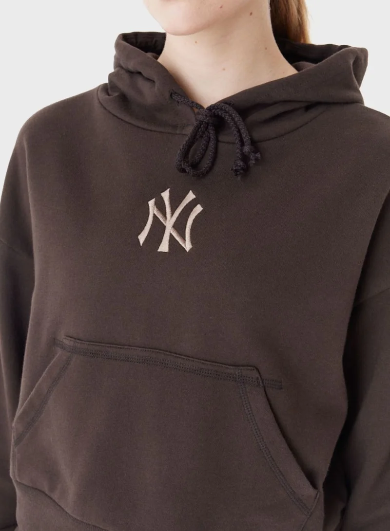 NEW ERA New York Yankees Mlb Cropped Hoodie