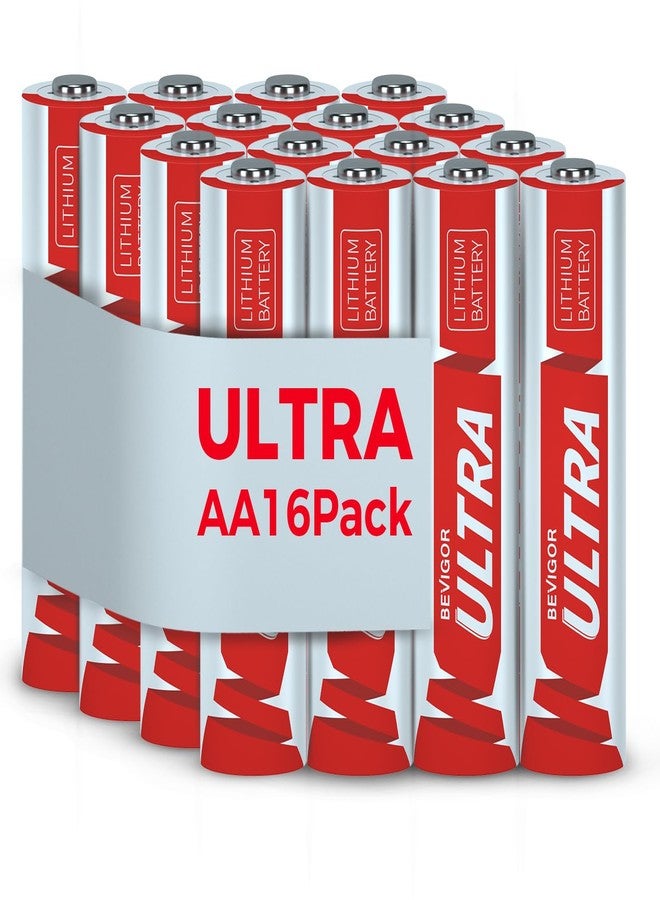 BEVIGOR Lithium Batteries AA, AA Batteries 16Pack - Image 1