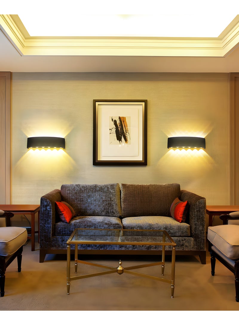 Next Life 12 Led Up and Down Outdoor Sconce Wall Light for Bedroom Hallway and Garden - Image 2