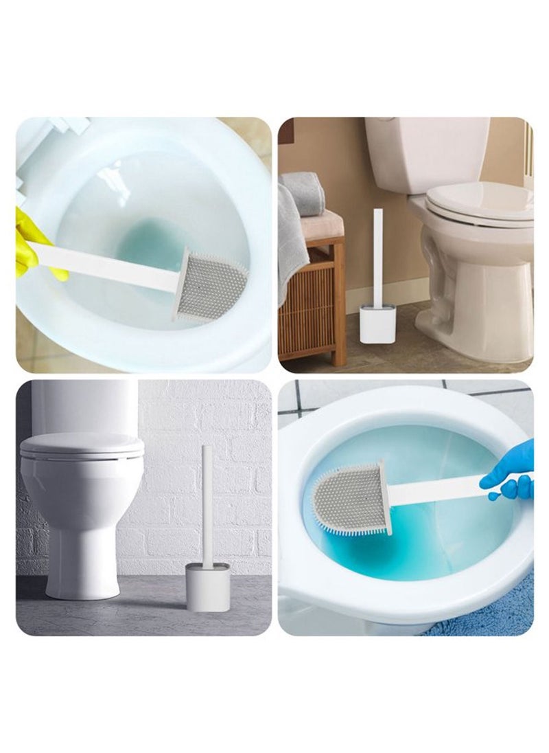 AIWANTO Silicone Toilet Brush with Holder  - Image 5