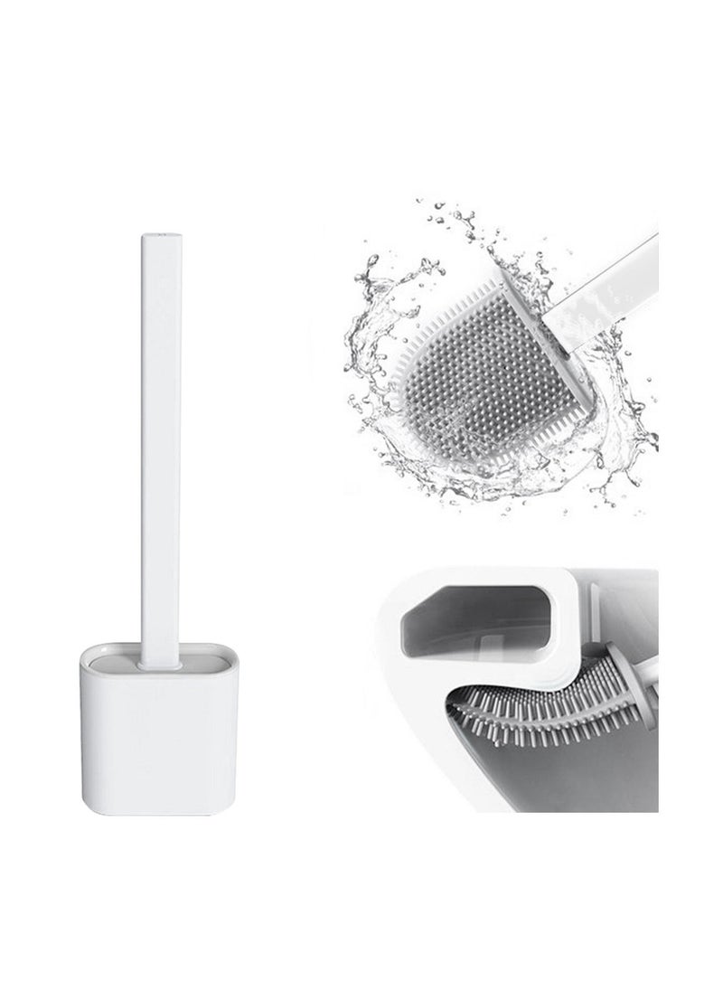 AIWANTO Silicone Toilet Brush with Holder  - Image 3